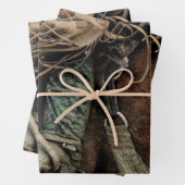 Reiten Western Rodeo Cowboy Geschenkpapier Set (Beispiel)
