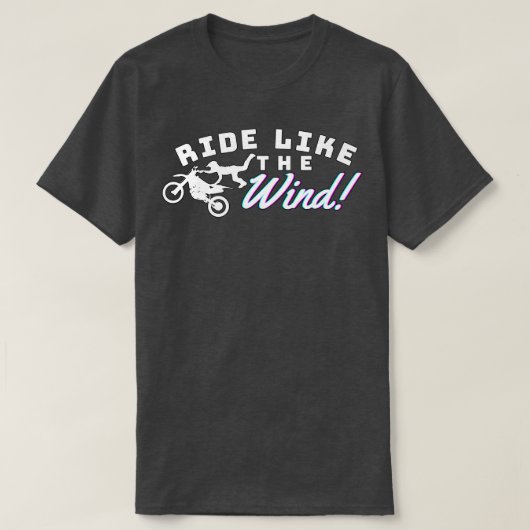 Reiten wie der Wind T-Shirt (Design vorne)