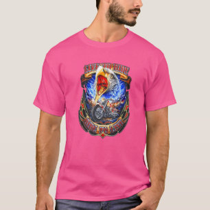 Reiten zu Live Motorräder Sport Hamlet Egel Amerik T-Shirt