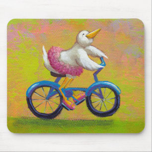 Reiten zum Erwägungsgrund - glücklicher Mousepad