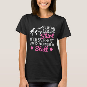 Reitende Damen-Reitkleidung für Pferd T-Shirt