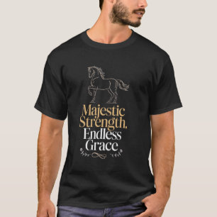 Reitende Mädchen Frauen Reitsport Reiten 5 T-Shirt