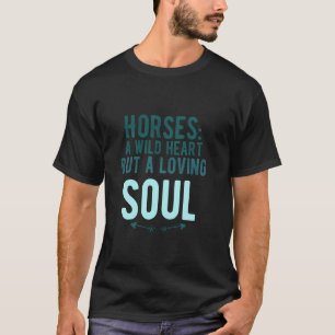 Reitende Mädchen Frauen Reitsport Reiten T-Shirt