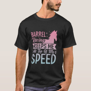 Reitende Mädchen Frauen Reitsport Reiten T-Shirt