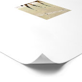 Reiter am Strand 1892 Poster (Ecke)