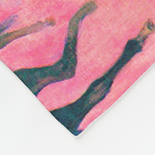 Reiter am Strand, Gauguin Fleecedecke (Ecke)