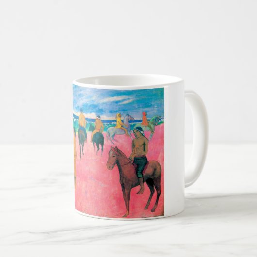 Reiter am Strand, Gauguin Kaffeetasse (VorderseiteRechts)