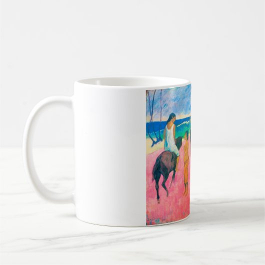 Reiter am Strand, Gauguin Kaffeetasse (Links)