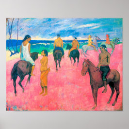 Reiter am Strand, Gauguin Poster