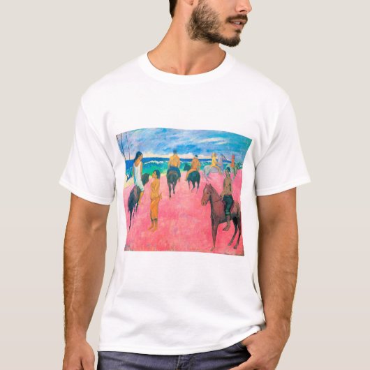 Reiter am Strand, Gauguin T-Shirt (Vorderseite)