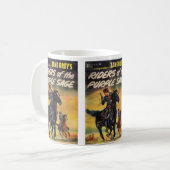 Reiter der lila Weide Kaffeetasse (Vorderseite Links)