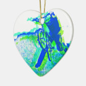 Reiter des Freistil-BMX in der coolen Keramik Ornament (Links)