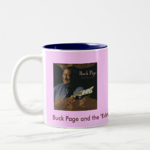 Reiter des lila Salbeis Zweifarbige Tasse