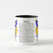 Reiter-Familien-Wappen Tasse (Zentrum)