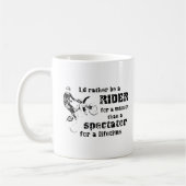 Reiter für eine winzige kaffeetasse (Links)