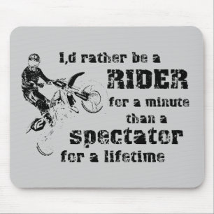 Reiter für einen winzigen Schmutz-FahrradMotocross Mousepad