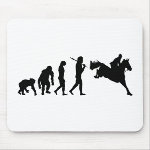 Reiter-Geschenkideen der Reitershow springende Mousepad