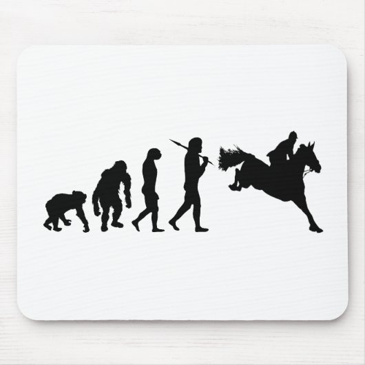 Reiter-Geschenkideen der Reitershow springende Mousepad (Vorne)