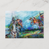 REITER IM STORMEN Pergament Visitenkarte (Rückseite)