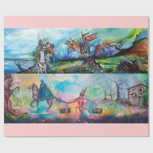 REITER IM STURM UND IN DER VERSUCHUNG GESCHENKPAPIER (Flach)