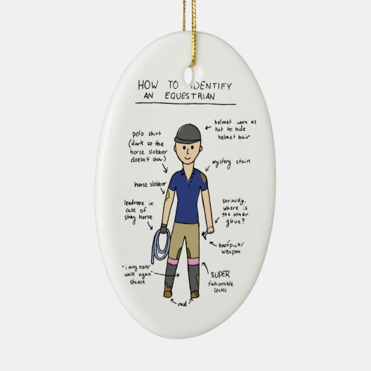 Reiter Keramik Ornament (Rechts)