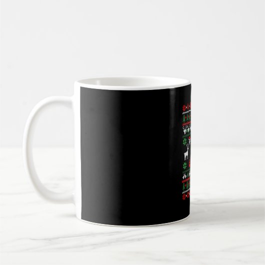 Reiter King Charles Christmas Kaffeetasse (Links)