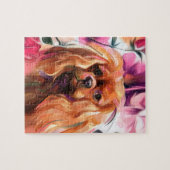 Reiter King Charles Spaniel PUZZLE Ruby (Horizontal)