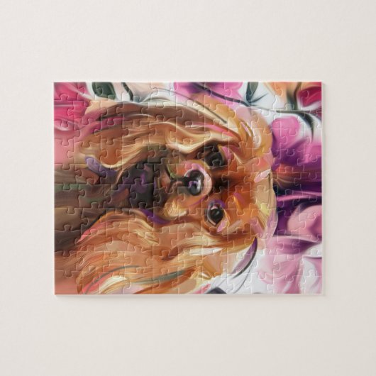 Reiter King Charles Spaniel PUZZLE Ruby (Horizontal)