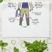 Reiter Küchentuch (Gefaltet)