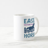 Reiter leicht abgelenkt kaffeetasse (VorderseiteRechts)