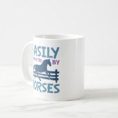 Reiter leicht abgelenkt kaffeetasse (Vorderseite Links)