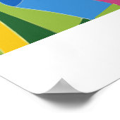 Reiter Lover Wasserfarben Art Poster (Ecke)