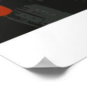 Reiter Lover Wasserfarben Art Poster (Ecke)