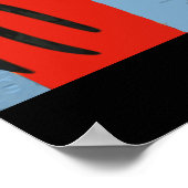 Reiter Lover Wasserfarben Art Poster (Ecke)