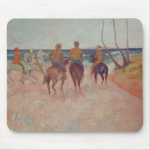 Reiter Paul Gauguins auf dem Strand 1902 Mousepad