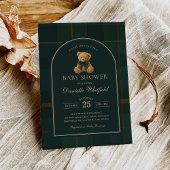 Reiter-Polo-Karobär-Babyshower Einladung