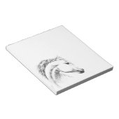 Reiter-Portraitstift-Kunst Notepad Notizblock (angewinkelt)