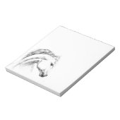 Reiter-Portraitstift-Kunst Notepad Notizblock (Rotiert)
