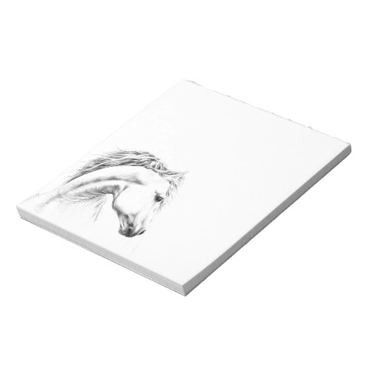 Reiter-Portraitstift-Kunst Notepad Notizblock (Rotiert)