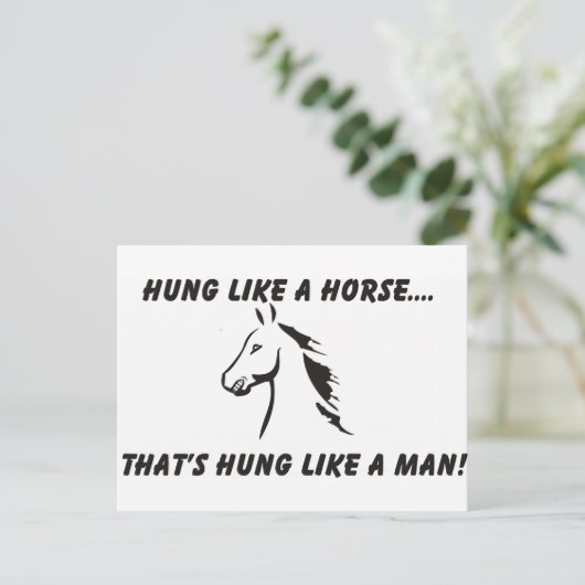 Reiter Postkarte (Stehend Vorderseite)