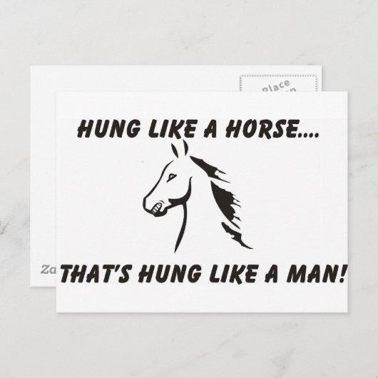 Reiter Postkarte (Vorne/Hinten)