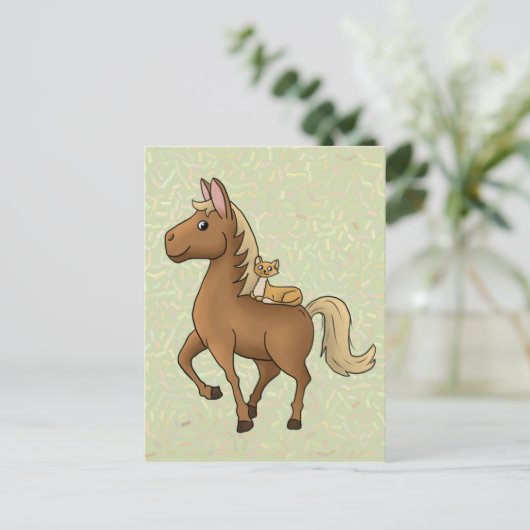 Reiter Postkarte (Stehend Vorderseite)