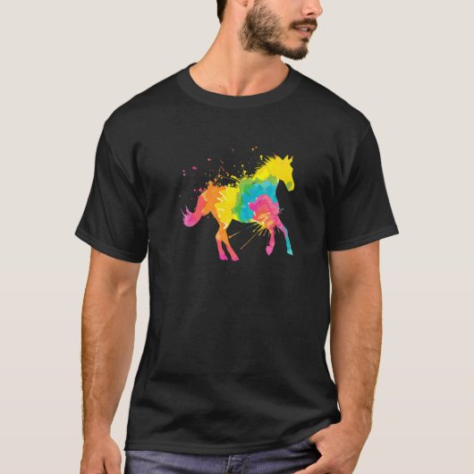 Reiter Reiter Pferde T-Shirt (Vorderseite)