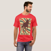 Reiter Retro Vintag Vintag T-Shirt (Vorne ganz)