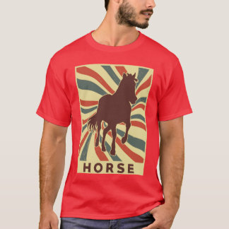 Reiter Retro Vintag Vintag T-Shirt