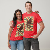 Reiter Retro Vintag Vintag T-Shirt (Unisex)