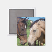 Reiter-Romance-Platz Magnet (Vorderseite/Rückseite)