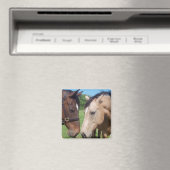 Reiter-Romance-Platz Magnet (In Situ (Geschirrspüler))