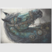 Reiter-Steampunk-2-Decoupage-Papier Seidenpapier (Vorderseite)