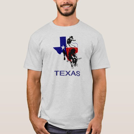 Reiter Texas Stier T-Shirt (Vorderseite)